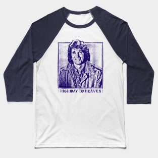 Highway to Heaven // 80s Retro TV Fan Design Baseball T-Shirt